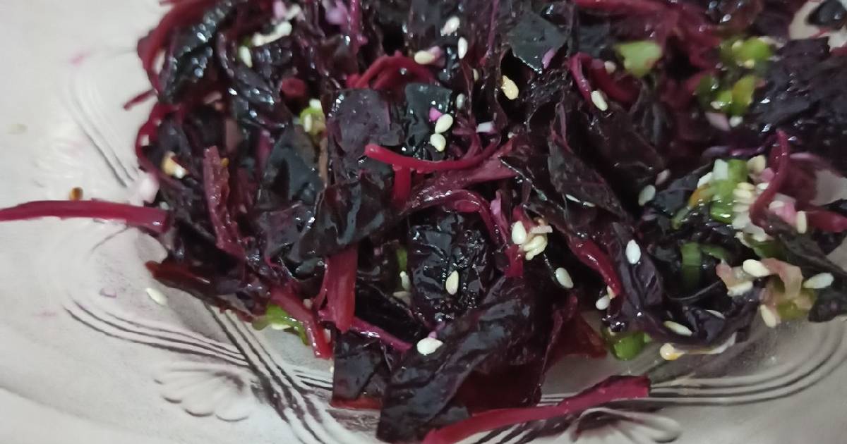 Resep Salad bayam korea (korean side dish/banchan) oleh Anisiya Cookpad
