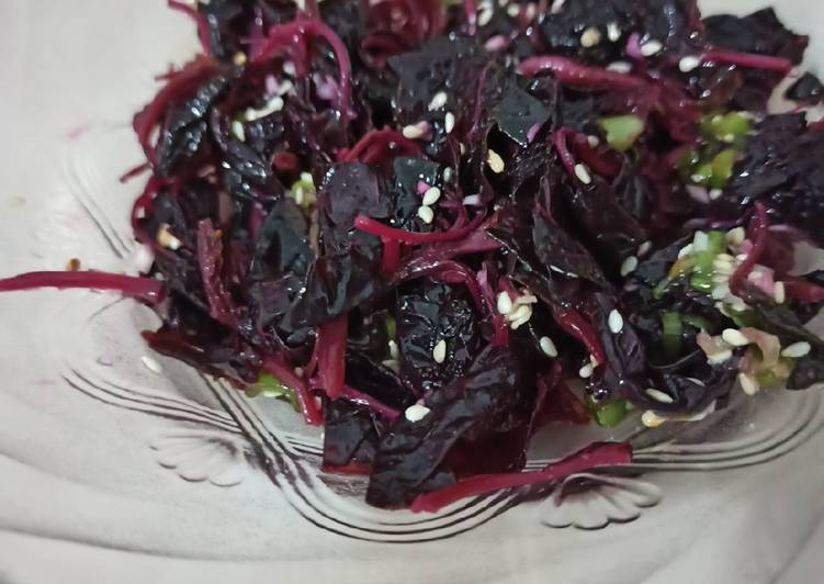 Salad bayam korea (korean side dish/banchan)