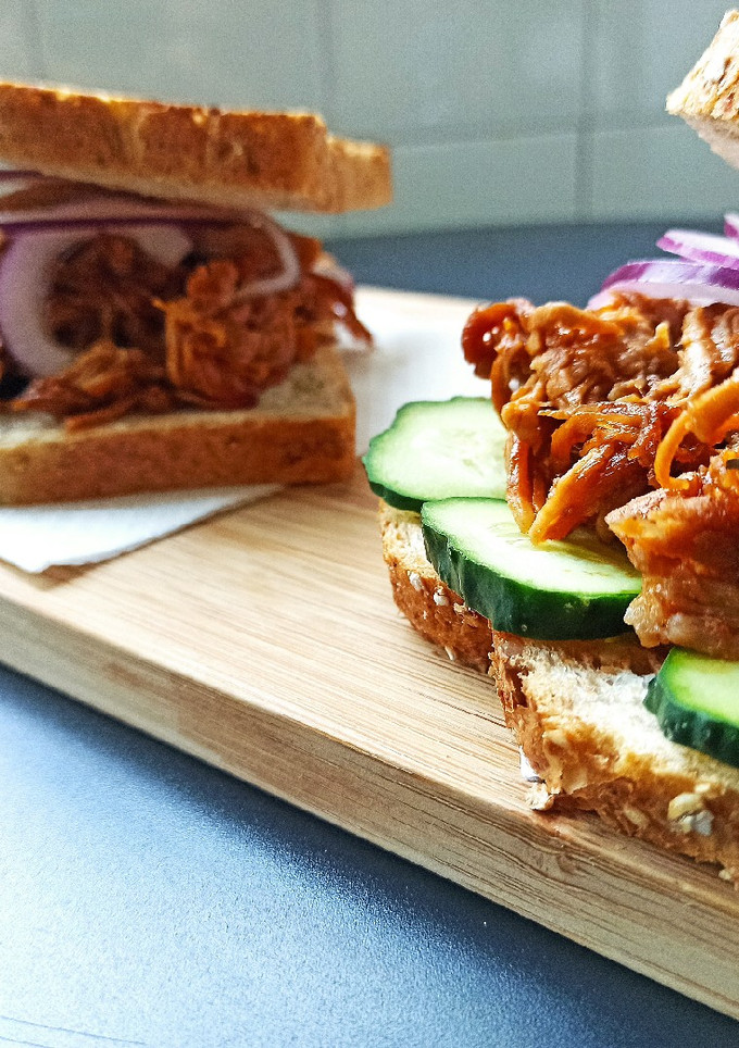 Una foto de Pulled pork en Thermomix TM31