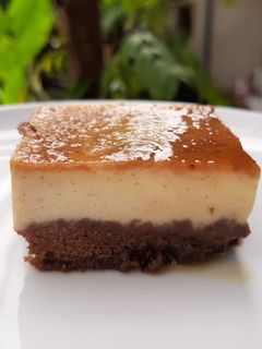 Foto resep Chocolate custard cake