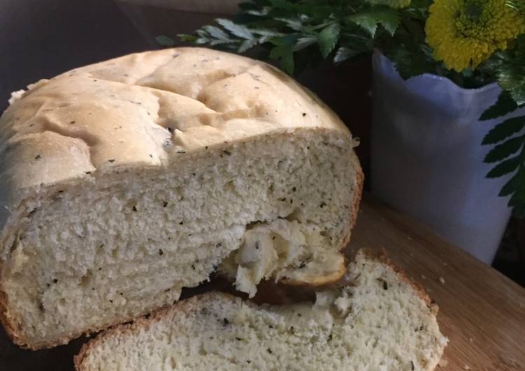 Cara Gampang Menyiapkan Roti basil bread maker, kerja simple n hasil perfect, Menggugah Selera