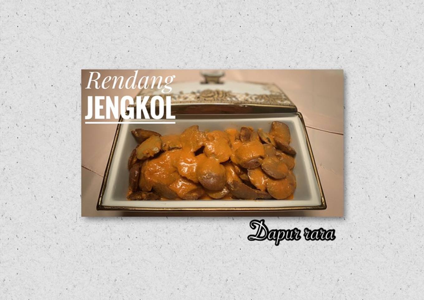 Rendang jengkol