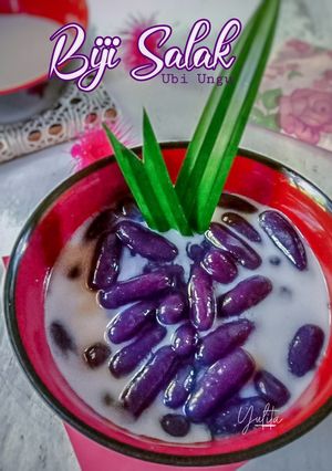 Foto resep Biji Salak (Candil) Ubi Ungu
