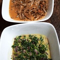Creamy dinner 😋😀 #Spinach and #Omena A picture of Creamy dinner 😋😀 #Spinach and #Omena.