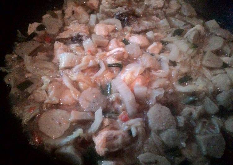 Anti Ribet, Buat Tumis ayam, bakso, dan sawi putih Rumahan