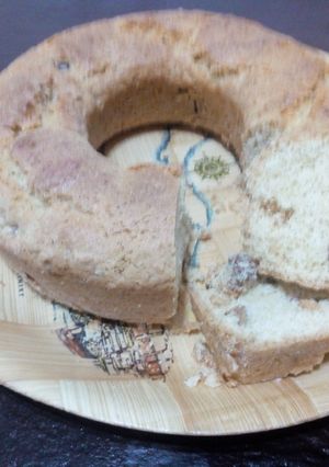 Una foto de Budín con frutos secos