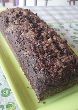 Una foto de Budín integral de remolacha y chocolate