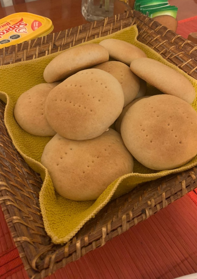 Una foto de Pan amasado