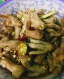 Chân gà trộn sả tắc chua ngọt