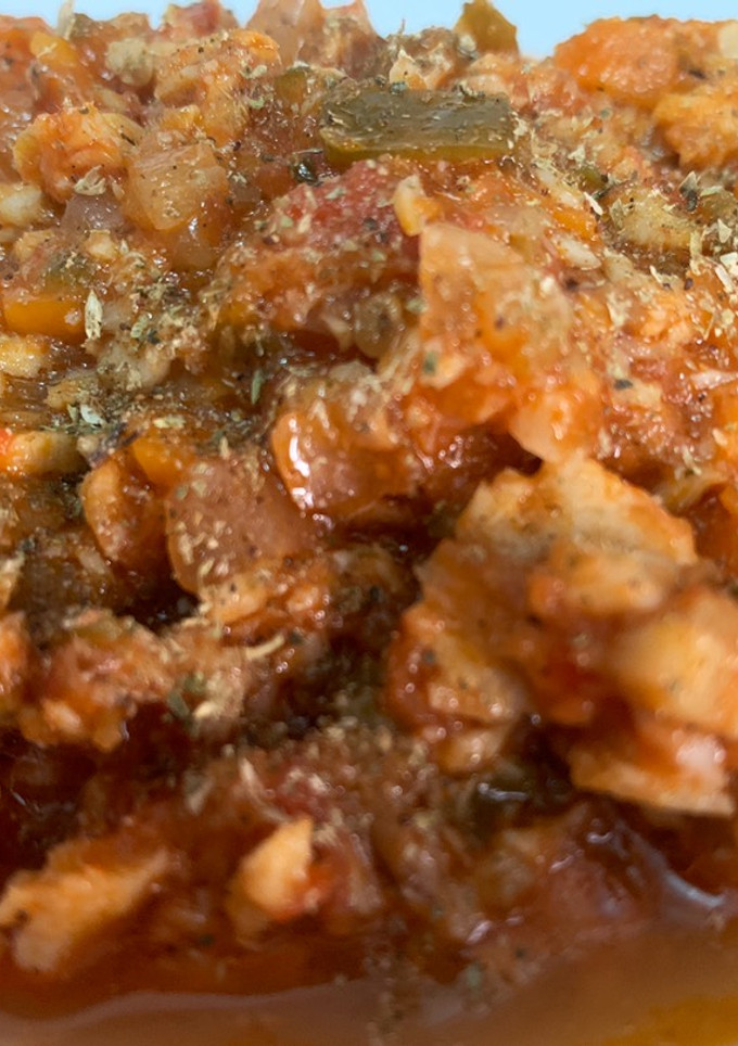Una foto de Merluza en salsa