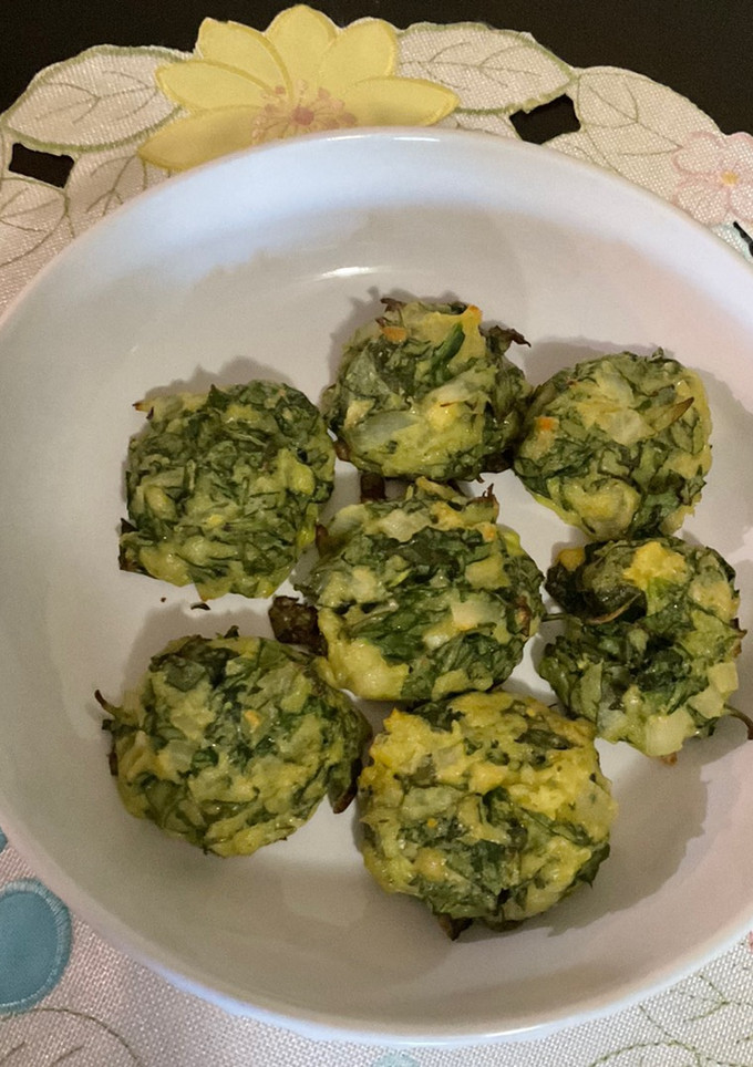 Una foto de Bolitas de espinacas