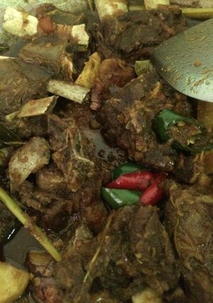 Foto resep Semur iga daging payau
