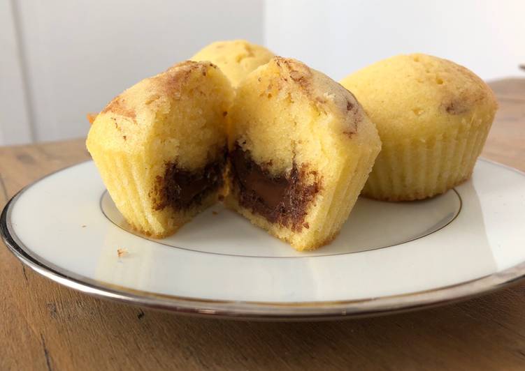 Les Meilleures Recettes de Muffins coeur nutella