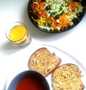 Easy Steps to Prepare Vegan light lunch - Tomato Soup + Salad the So Delicious Makes you drool