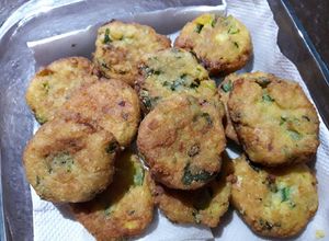 Una foto de Torrijas de polenta y zapallito