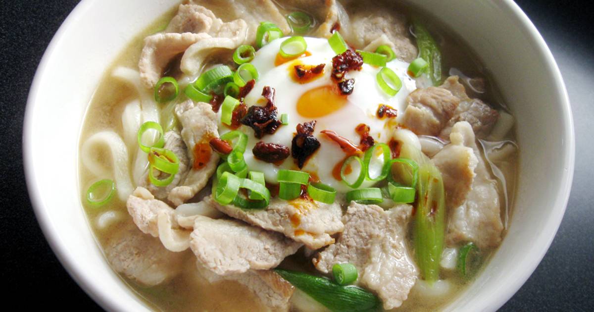 Pork Belly Udon Soup Recipe by Hiroko Liston Cookpad