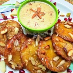 A picture of Oats Shahi Malpua.