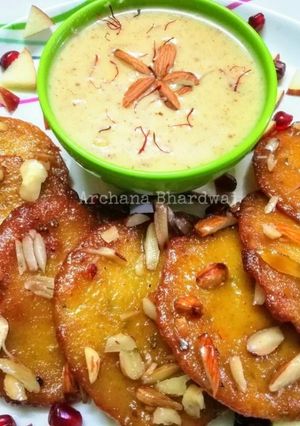 A picture of Oats Shahi Malpua.