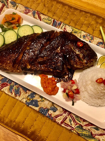 Anti Ribet, Memasak Kakap bakar sambal matah n trasi matang Istimewa