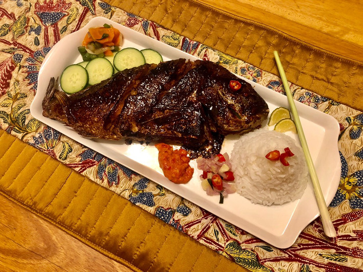 Anti Ribet, Memasak Kakap bakar sambal matah n trasi matang Istimewa