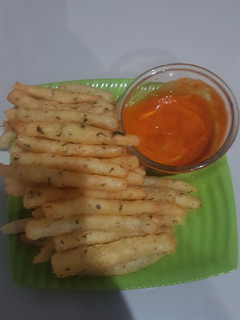 Foto resep Potato Cheese Stick with Mustard Spicy Sauce