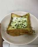 Matcha cream french toast