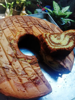 Foto resep Marmer cake 4 telur lembut