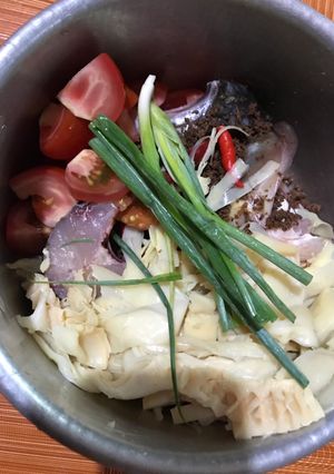 Hình của món Cá chép nấu măng chua 🐟🐟🐟🐟.