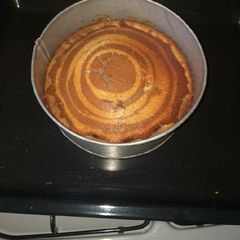 A picture of Zebra cake.