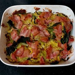 My Roast Cabbage & Bacon 🥰 #Sidedish#ChristmasGift A picture of My Roast Cabbage & Bacon 🥰 #Sidedish#ChristmasGift.