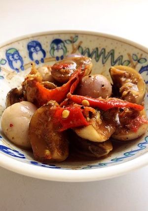Hình của món Cà ngâm mắm nêm.