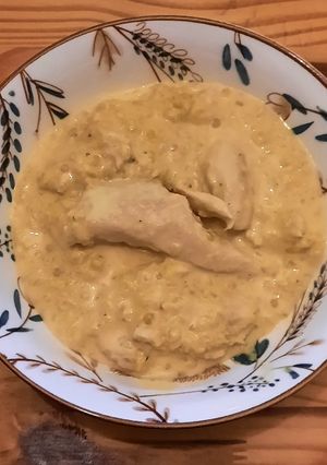 Une photo de ✨️ Poulet au lait de coco curry et ses lentilles corail ✨️