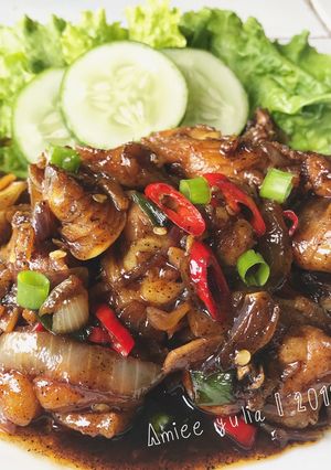 Foto resep Ayam lada hitam