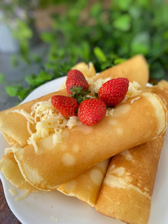 Foto resep Pancake Roll isi mozarella - empuk