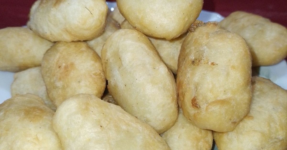 Kroket singkong isi papeda ayam suir pedas
