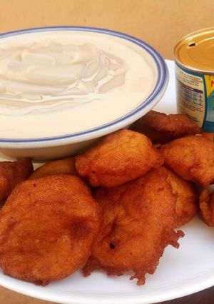 A picture of Pap and akara (koko da qosai).