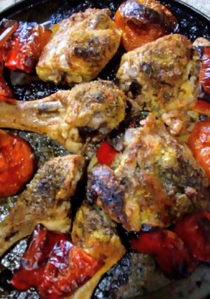 Una foto de Pollo con orégano