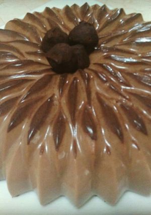Una foto de Gelatina de chocolate abuelita