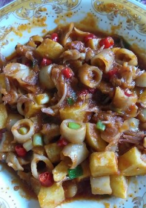 Foto resep Cumi asam pedas