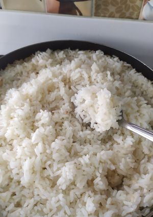 Una foto de Arroz blanco