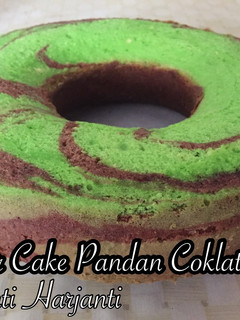 Foto resep Cake Pandan Coklat