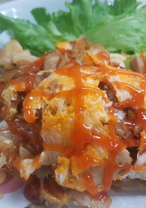 รูปของ ก๋วยเตี๋ยวคั่วไก่