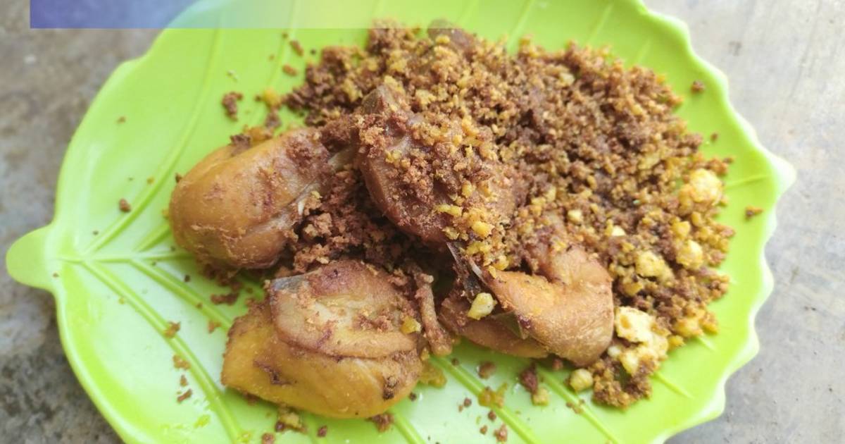 11 resep  ayam  goreng  bumbu kuning  kremes  enak dan 