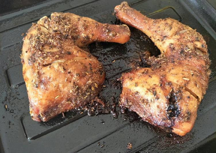 Bagaimana Menyiapkan Chicken roasted simpel / ayam panggang oven yang Enak Banget
