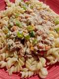 Salsa blanca de atún, apio y zanahoria