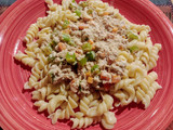 Salsa blanca de atún, apio y zanahoria