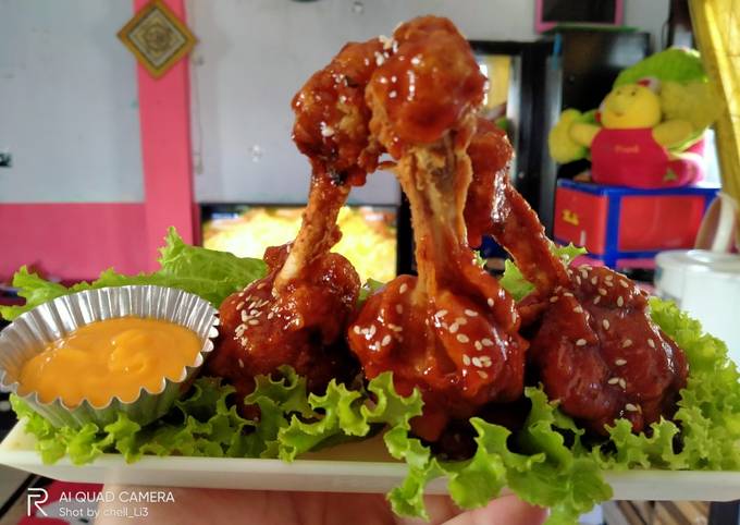 Chicken drumstick ala recheese kw