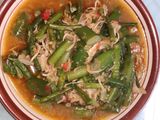 Sayur Jamur, kacang, lompong
