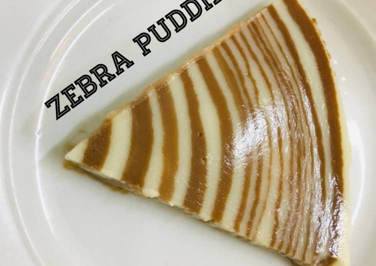 Recipe of Awsome Zebra Pudding | Simple Recipe For Collage Students