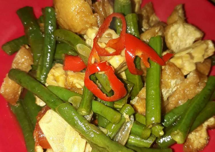 Langkah Membuat Ongseng kacang panjang yang nikmat